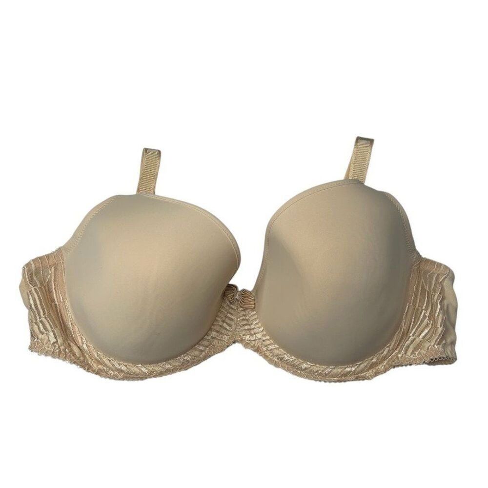Wacoal Tan Lined Molded Cup Bra 34DD 853117